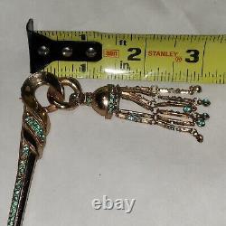 Vintage Trifari Alfred Philippe Articulated Dangles Pin/Chatelaine Pin