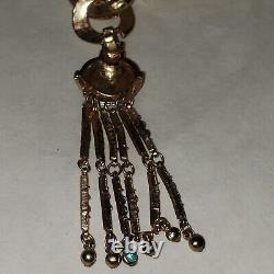 Vintage Trifari Alfred Philippe Articulated Dangles Pin/Chatelaine Pin