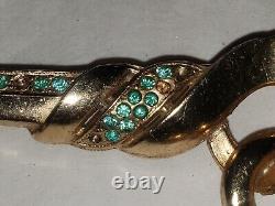 Vintage Trifari Alfred Philippe Articulated Dangles Pin/Chatelaine Pin