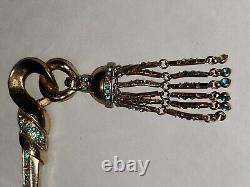 Vintage Trifari Alfred Philippe Articulated Dangles Pin/Chatelaine Pin