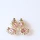 Vintage Trifari Alfred Philippe Aurora Borealis Swarovski Crystal Clip Earrings