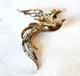 Vintage Trifari Alfred Philippe Bird Of Paradise Brooch Rhinestones READ