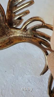Vintage Trifari Alfred Philippe Bird Of Paradise Brooch Rhinestones READ