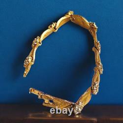 Vintage Trifari Alfred Philippe Clear Rhinestone Birthday Ribbon Link Bracelet