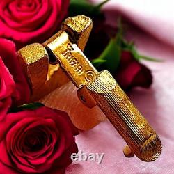 Vintage Trifari Alfred Philippe Clear Rhinestone Birthday Ribbon Link Bracelet