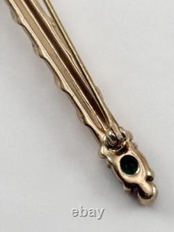 Vintage Trifari Alfred Philippe Coronation Gems Scepter Brooch Book Piece