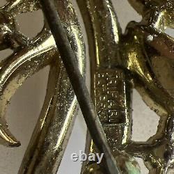 Vintage Trifari Alfred Philippe Crystal Rhinestone Brooch Pin Signed