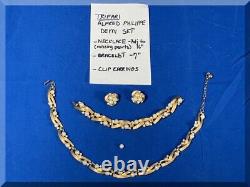 Vintage Trifari Alfred Philippe Demi Set Missing Loose Faux Pearl Free Shipping