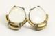 Vintage Trifari Alfred Philippe Jelly Belly Globe Glass Cabochon Clip Earrings