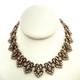 Vintage Trifari Alfred Philippe Pat Pend Necklace Rhinestone Gold Tone Links