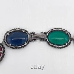 Vintage Trifari Alfred Philippe Renaissance Multicolor 22 Necklace