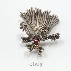 Vintage Trifari Alfred Philippe Sterling Nenette & Rintintin Rag Doll Brooches