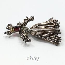 Vintage Trifari Alfred Philippe Sterling Nenette & Rintintin Rag Doll Brooches