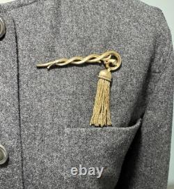 Vintage Trifari Alfred Philippe Tassel Brooch Elegant Single Drop Design