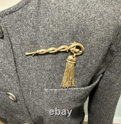 Vintage Trifari Alfred Philippe Tassel Brooch Elegant Single Drop Design