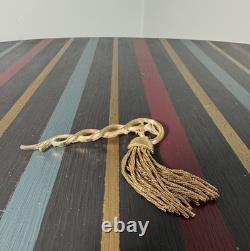 Vintage Trifari Alfred Philippe Tassel Brooch Elegant Single Drop Design