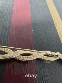 Vintage Trifari Alfred Philippe Tassel Brooch Elegant Single Drop Design