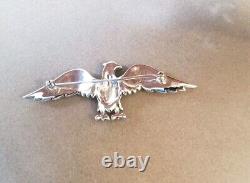 Vintage Trifari Alfred Philippe WWII patriotic Eagle brooch
