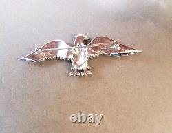 Vintage Trifari Alfred Philippe WWII patriotic Eagle brooch