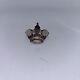 Vintage Trifari Crown Brooch by Alfred Philippe Pat. 137542