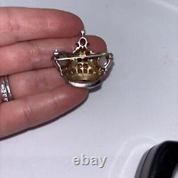 Vintage Trifari Crown Brooch by Alfred Philippe Pat. 137542