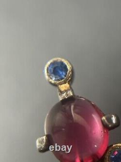 Vintage Trifari Crown Brooch by Alfred Philippe Pat. 137542