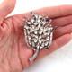 Vintage Trifari Flower Brooch 1953 Alfred Philippe Silver Tone Rhinestones