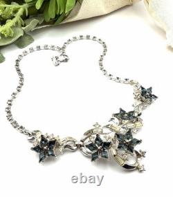 Vintage Trifari Rhinestone Star Necklace-Pat. Pend. Alfred Philippe BOOK PIECE