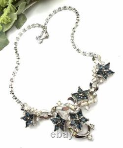 Vintage Trifari Rhinestone Star Necklace-Pat. Pend. Alfred Philippe BOOK PIECE