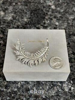 Vintage Trifari Royal Plume Collection Leaf Feather Brooch Pin Alfred Philippe