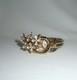 Vintage Trifari Starflower Rhinestone Hinged Bracelet 1951 Alfred Philippe