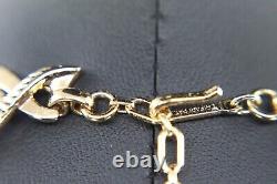 Vintage crown trifari necklace bracelet pat pend alfred philippe gold tone