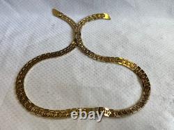 Vtg 1940's Alfred Philippe Trifari Honeycomb Cravat 18 Jewelry Box Clasp