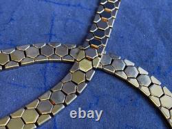 Vtg 1940's Alfred Philippe Trifari Honeycomb Cravat 18 Jewelry Box Clasp