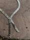 Vtg 1940s Crown Trifari Alfred Philippe Honeycomb Silver Tone Rare Necklace