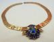Vtg 1948 Rare Necklace Choker CROWN TRIFARI Pat 151535 Sign Alfred Philippe 344k