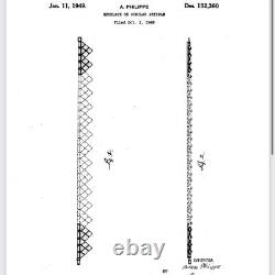 Vtg 1949 TRIFARI Pat Pend Gold Tone MERMAID Scale Necklace Alfred Philippe Desig