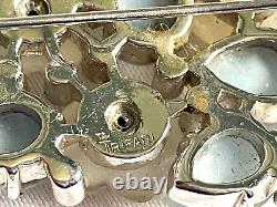 Vtg Alfred Philippe Crown Trifari Bois De Boulogne Fruit Salad Pin-free Ship