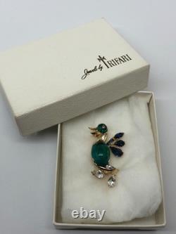 Vtg Alfred Philippe Trifari Brooch Jelly Belly Duck Brooch Pin Orig Box Rare Vtg Alfred Philippe Trifari Brooch Jelly Belly Duck Brooch Pin Orig Box Rare