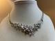Vtg Crown Trifari 1952 Alfred Philippe Twinkle Star Rhinestone Necklace Rhodium