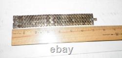 Vtg Crown Trifari Alfred Philippe Goldtone Honeycomb Bracelet