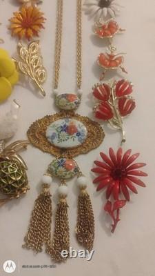 Vtg Jewelry Lot Trifari Eisenberg Weiss Taxco Mex Sterl Vendome J Strongwater