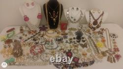 Vtg Jewelry Lot Trifari Eisenberg Weiss Taxco Mex Sterl Vendome J Strongwater