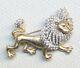 Vtg Lion Brooch CROWN TRIFARI 113793 Alfred Philippe Rhinestone Setting 764w