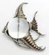 Vtg TRIFARI Alfred Philippe Angel Fish Jelly Belly Sterling Silver Brooch Pin
