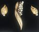 Vtg TRIFARI Alfred Philippe Lily of the Valley Brooch and Coordinating Earrings