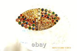 Vtg Trifari A. Philippe Rhinestone Duette Pin Vtg Trifari A. Philippe Rhinestone Duette Pin
