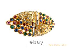 Vtg Trifari A. Philippe Rhinestone Duette Pin Vtg Trifari A. Philippe Rhinestone Duette Pin