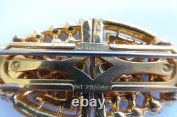 Vtg Trifari A. Philippe Rhinestone Duette Pin Vtg Trifari A. Philippe Rhinestone Duette Pin