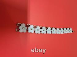 Vtg Trifari Alfred Philippe forget me not Bracelet 1950's